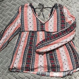 Abercrombie and Fitch woman’s long sleeve blouse.